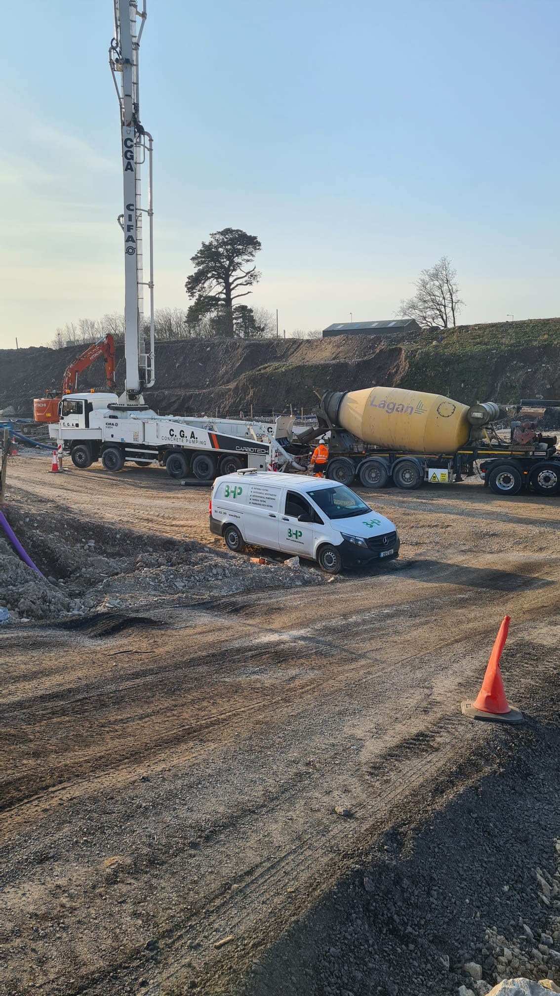 Construction Testing Concrete Pour 4 Construction Testing Concrete Pour