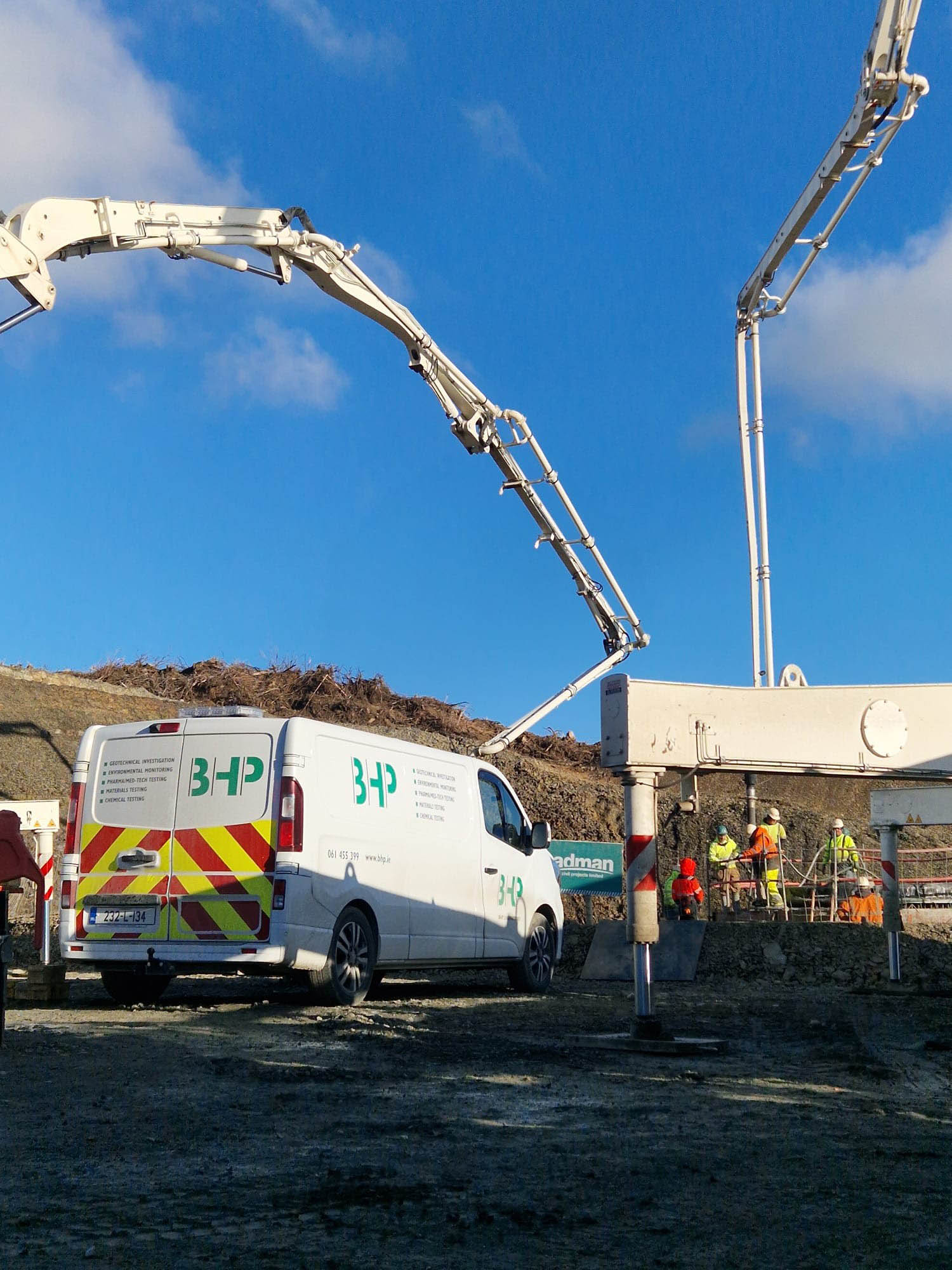 Construction Testing Wind Farm Pour 2 Construction Testing Wind Farm Pour